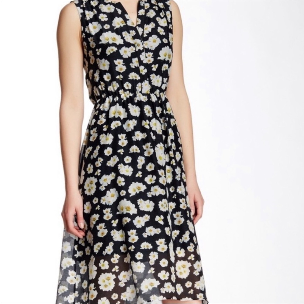Alice and Olivia Cutout Back Floral dress